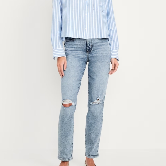 Old Navy Highrise OG Straight Jeans size 16 - Picture 1 of 7